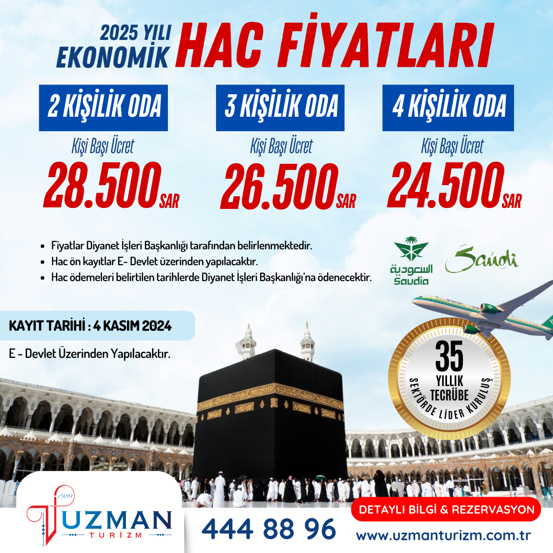 Hac Fiyatları ve Hac Kayıtları 2025